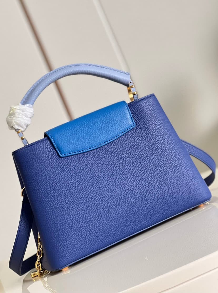 Louis Vuitton Capucines BB Blue For Women, Women’s Handbags, Shoulder Bags And Crossbody Bags 10.6in/27cm LV