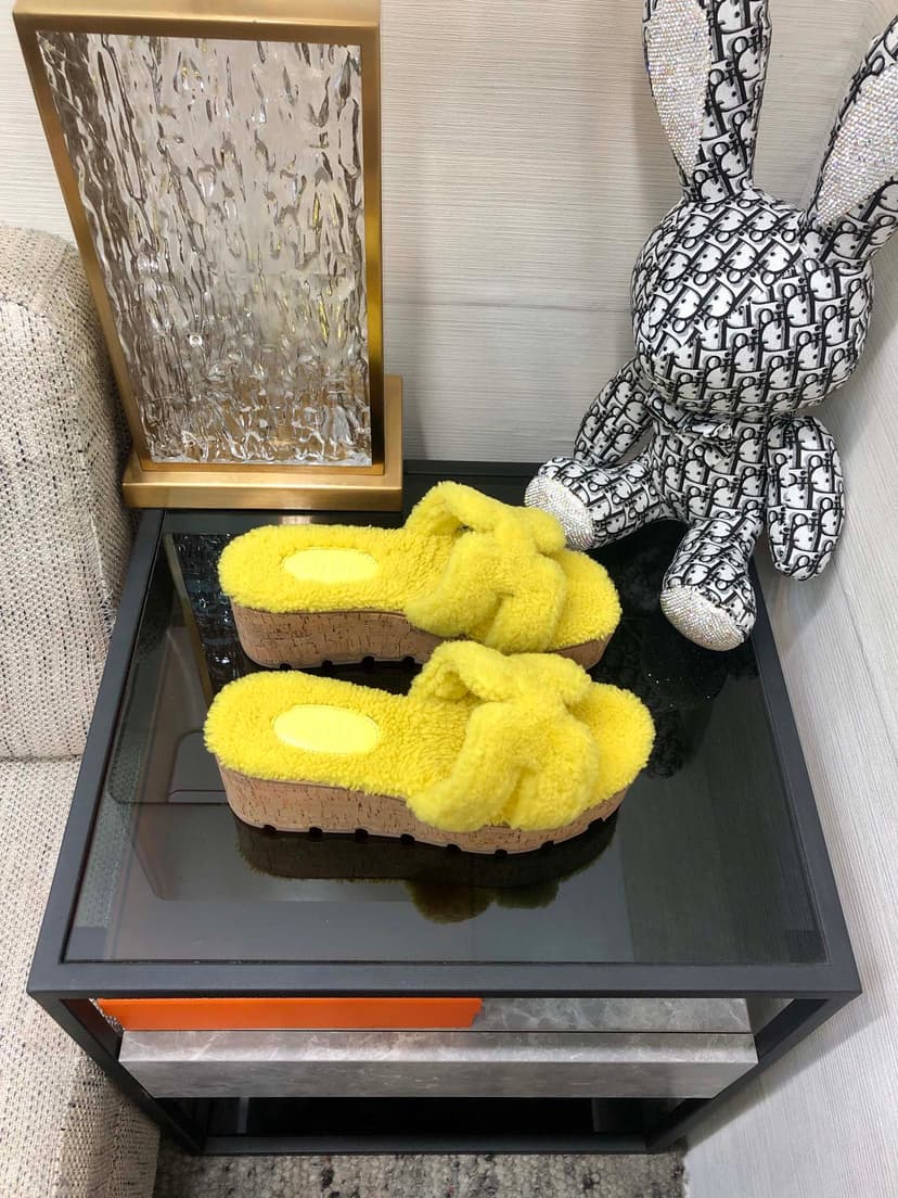 Hermes Figari Sandal Yellow For Women