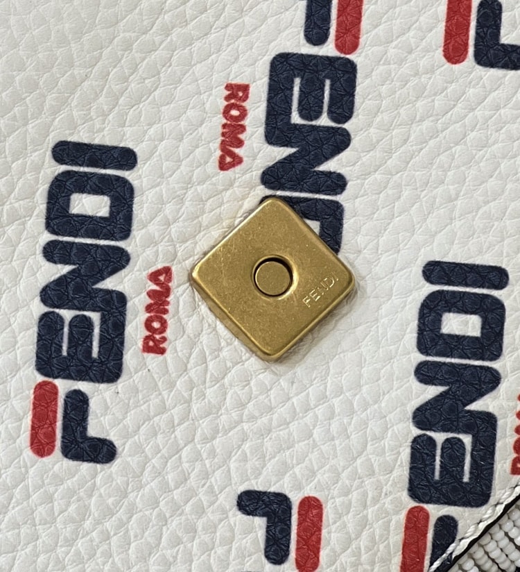FENDI x FILA Mania Beaded Baguette Multicolour Bag