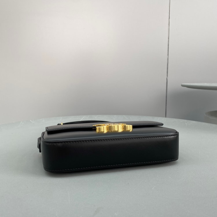 Celine Triomphe Shoulder Bag Black 194143BF4.38NO