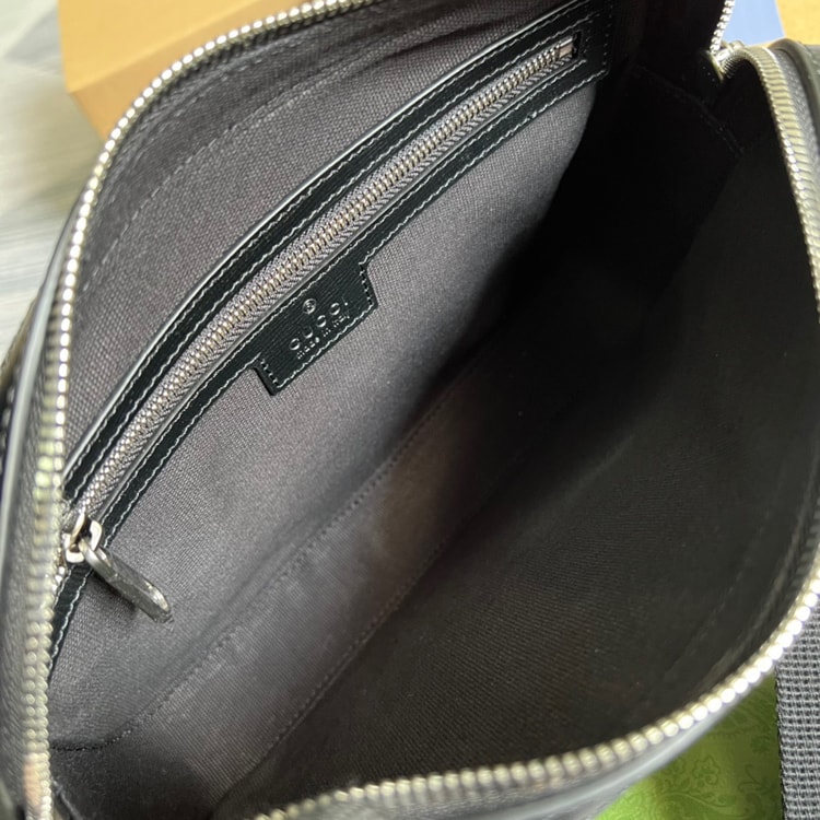 Gucci Shoulder Bag With Interlocking G Black 703468 92THF 1000