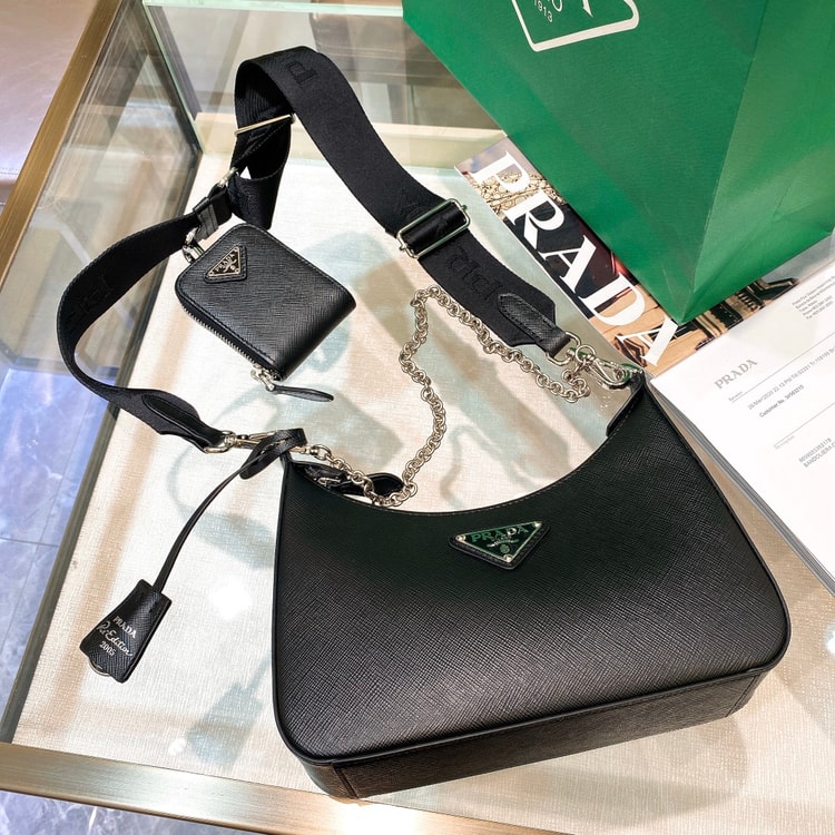 Prada Re-Edition 2005 Re-Nylon Bag Black