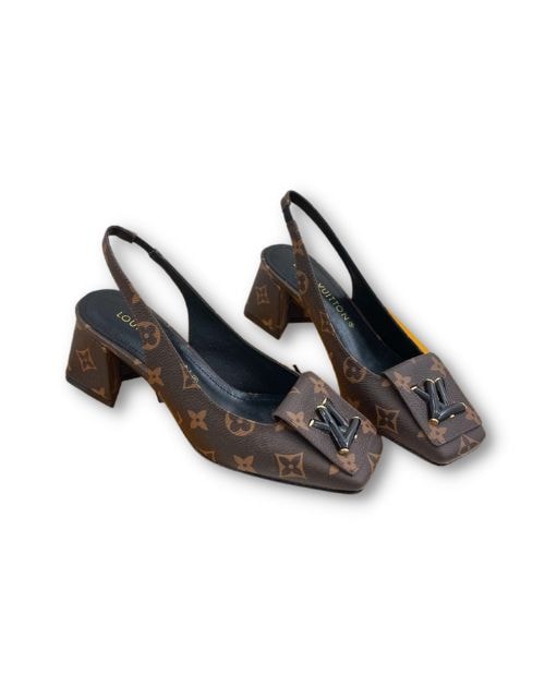 Louis Vuitton Shake Slingback Pump Brown For Women