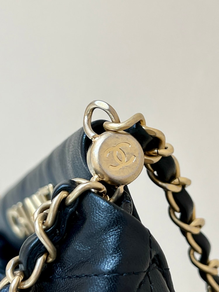 Chanel CC Small Bucket Bag Black