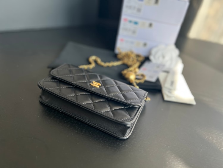 Chanel CC Wallet On Chain Bag Black