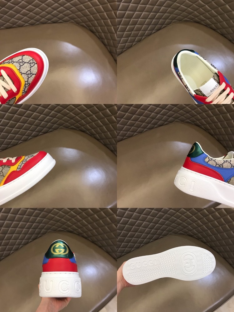 Gucci GG Sneaker Red For Men ‎726828 FABAV 4050