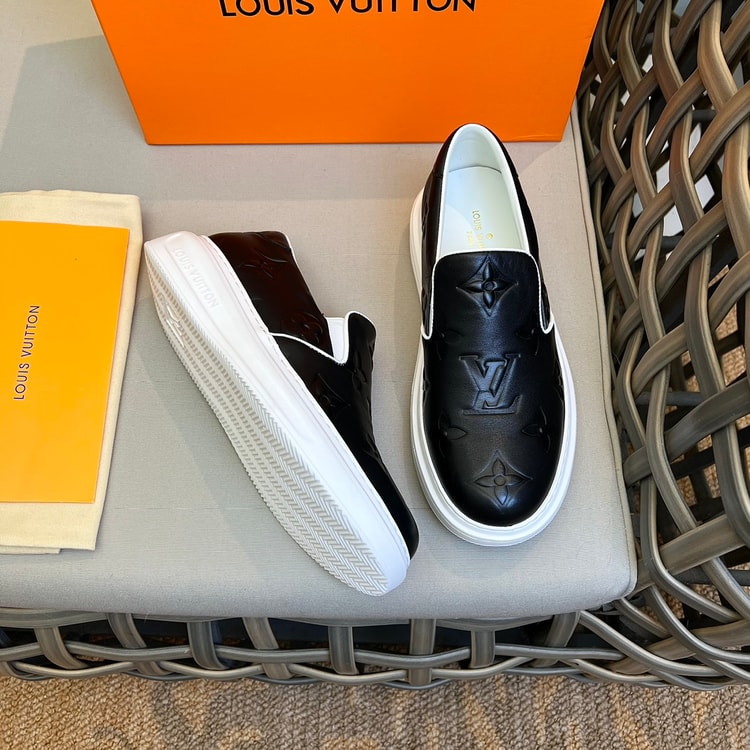 Louis Vuitton Beverly Hills Slip On Black For Men 1A9ZP1
