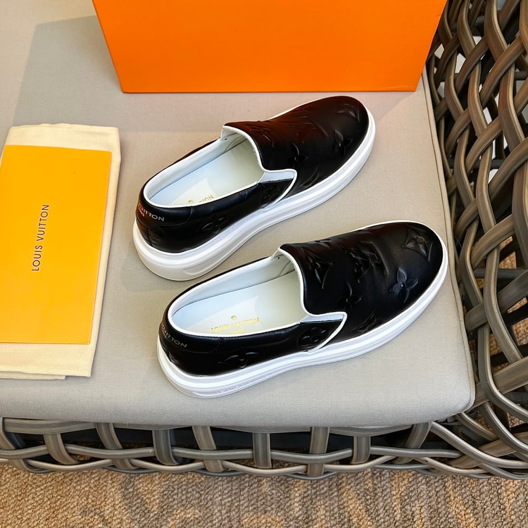 Louis Vuitton Beverly Hills Slip On Black For Men 1A9ZP1