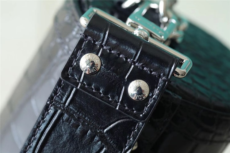 Louis Vuitton Papillon Trunk Black For Women 7.5in/19cm