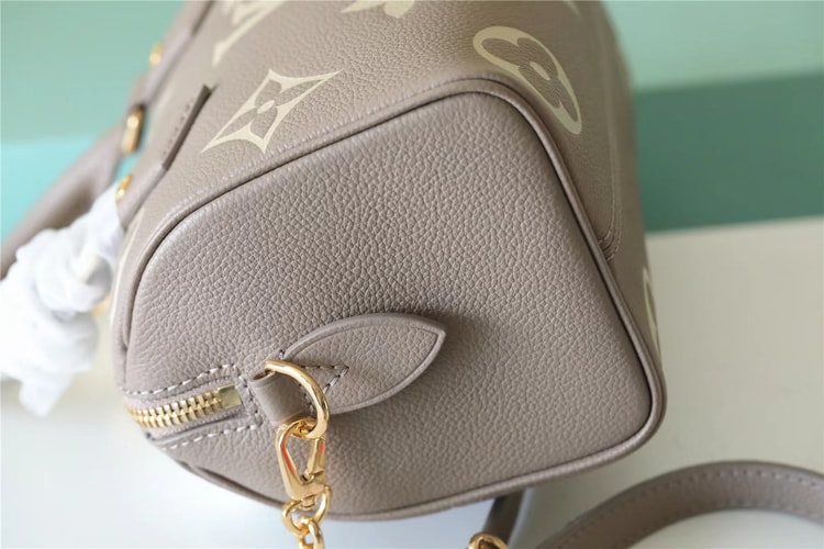 Louis Vuitton Speedy Bandouliere 20 Beige And Grey M46575
