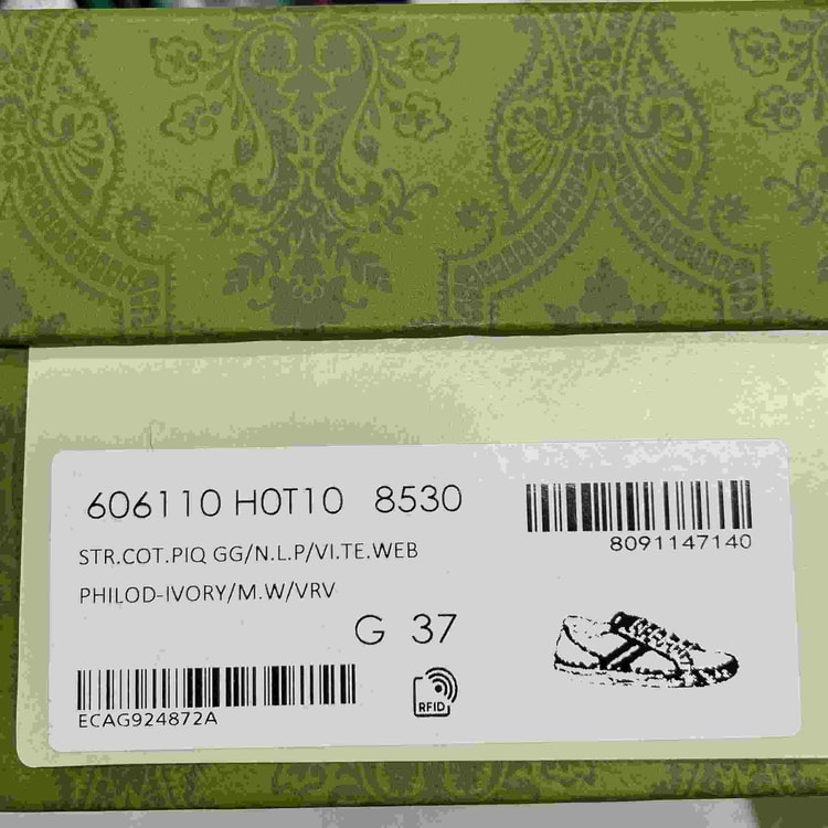 Gucci GG Tennis 1977 Sneaker Black For Men