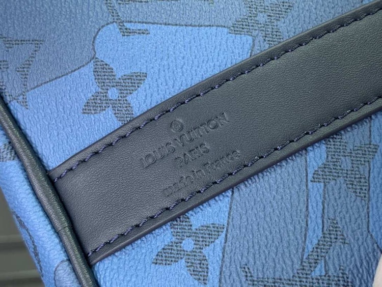 Louis Vuitton Keepall Bandoulière 35 Bag Blue For Men 34 cm/ 13.4 in M22573