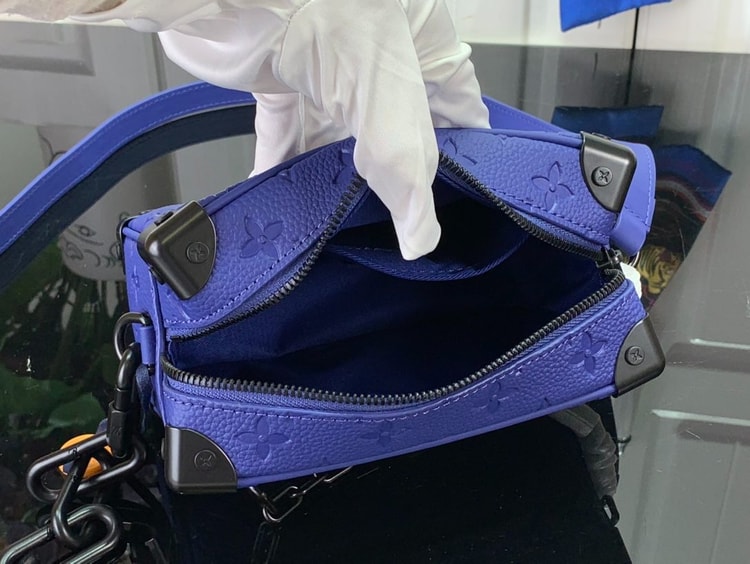 Louis Vuitton Mini Soft Trunk Blue For Men 18.5cm/ 7.3 in M82558