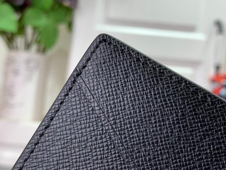 Louis Vuitton Multiple Wallet Black And Blue For Men 11.5 cm/ 4.5 in M81847