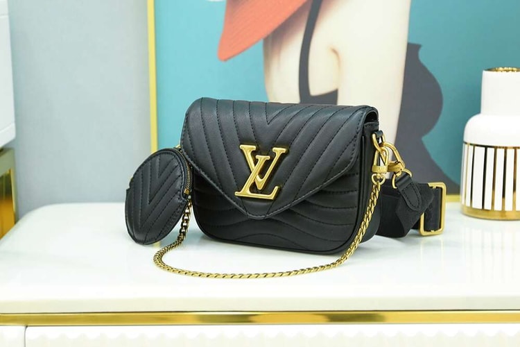 Louis Vuitton New Wave Multi Pochette Bag Black For Women 19cm / 7.5in M56461