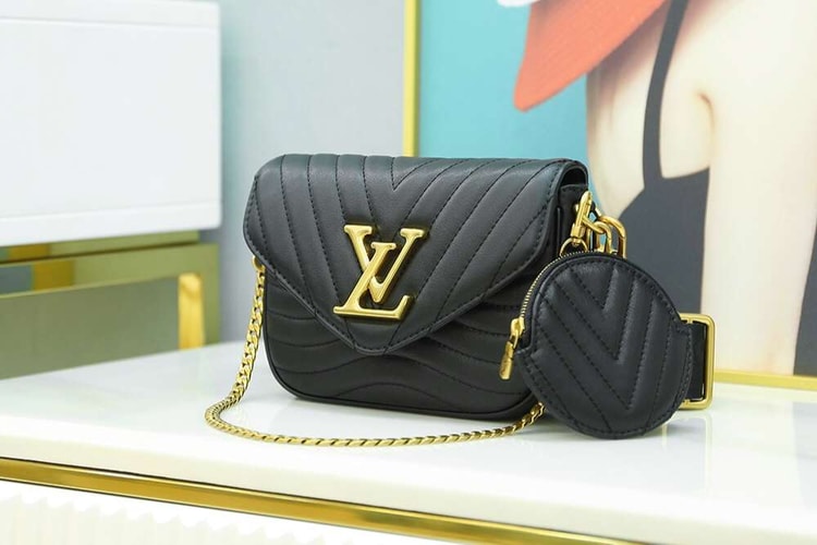 Louis Vuitton New Wave Multi Pochette Bag Black For Women 19cm / 7.5in M56461