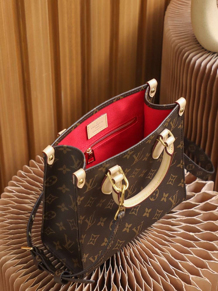 Louis Vuitton Sac Plat PM Monogram Canvas Brown For Women 32cm / 12.6in M45847
