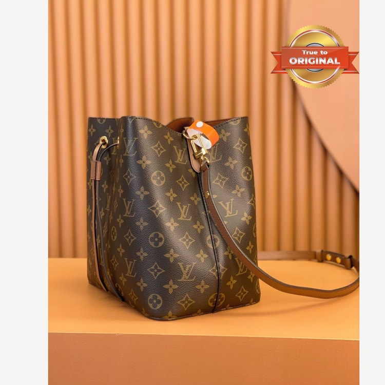 [True-to-ORIGINAL] Louis Vuitton NeoNoe MM Brown For Women 26cm / 10.2in M44887