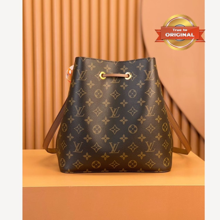 [True-to-ORIGINAL] Louis Vuitton NeoNoe MM Brown For Women 26cm / 10.2in M44887