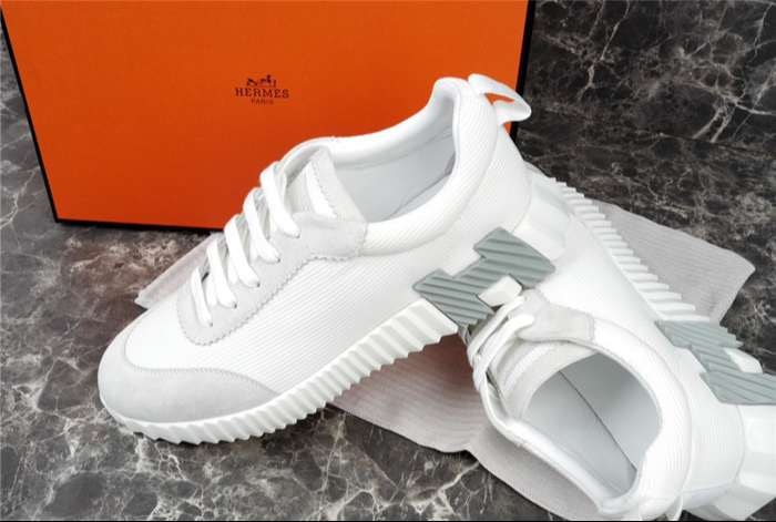 Hermes Bouncing Sneaker White For Women