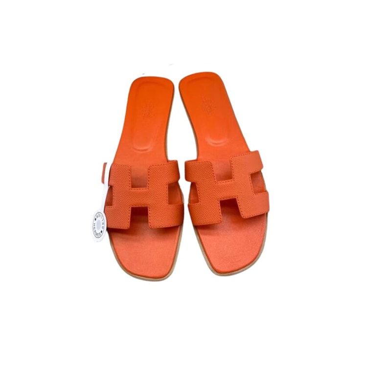 Hermes Oran Sandal Orange For Women