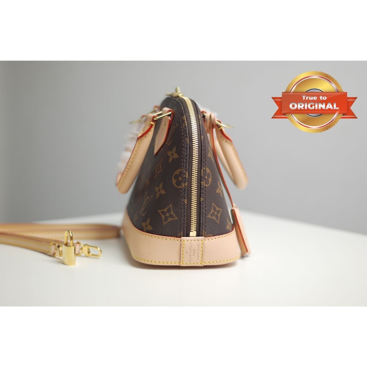 [True-to-ORIGINAL] Louis Vuitton Alma BB Monogram Canvas Beige For Women 9.2in/23.5cm LV M53152