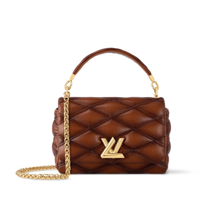 Louis Vuitton GO-14 MM Tan Bag For Women M23601- 9.1 Inches/ 23 Cm