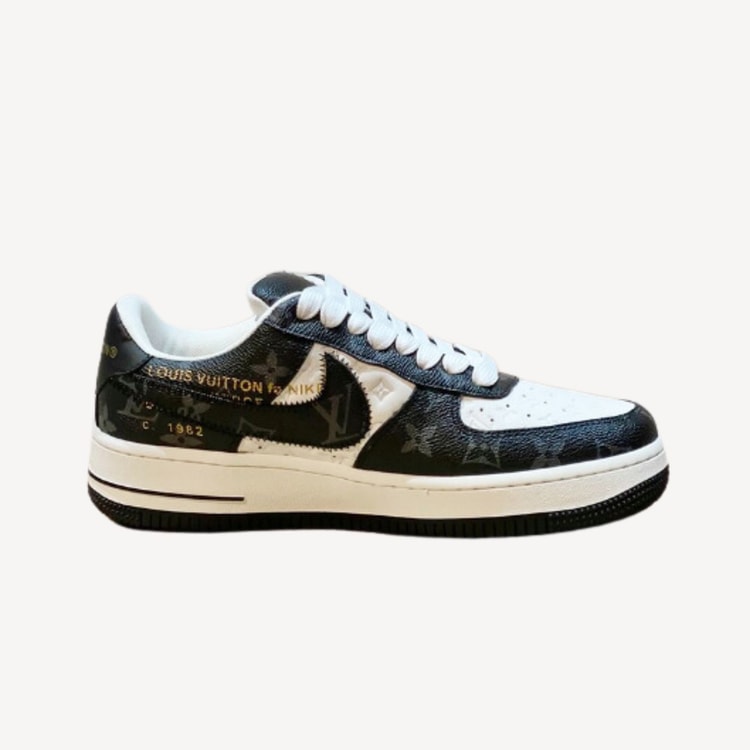 Nike x Louis Vuitton Air Force 1 Low Black For Women