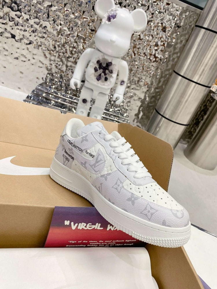 Nike x Louis Vuitton Air Force 1 Low White For Women