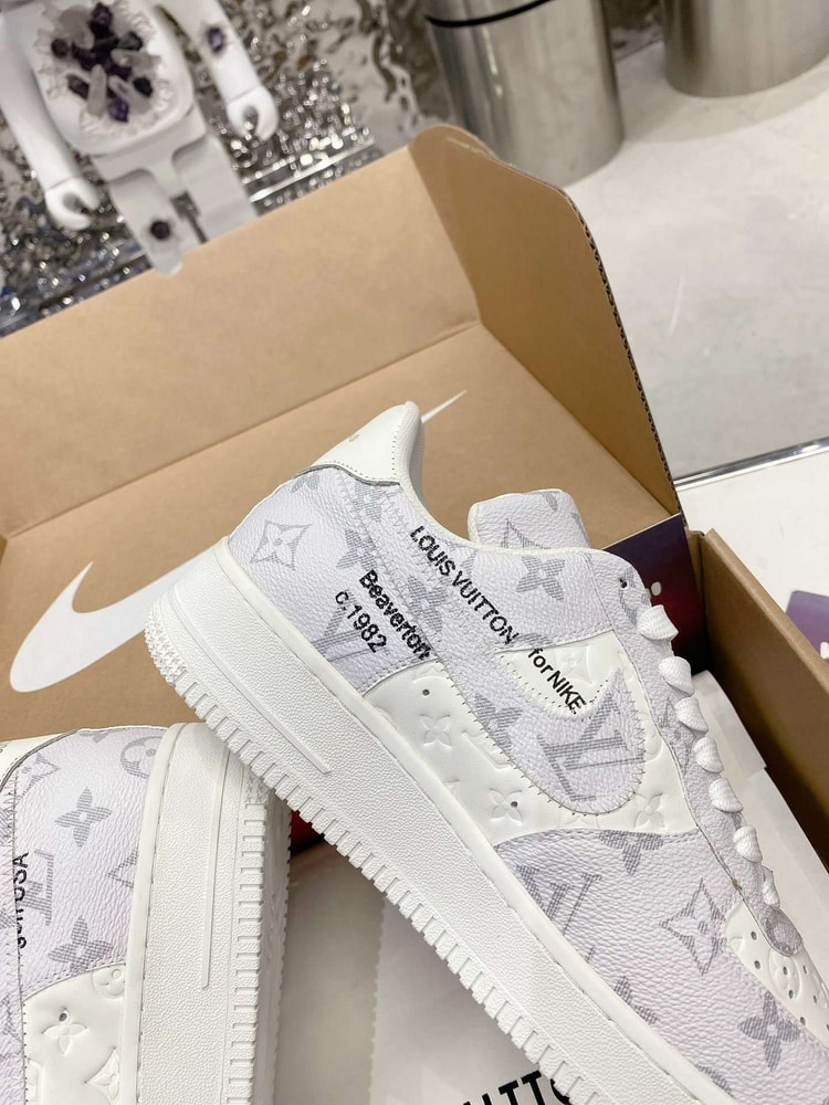 Nike x Louis Vuitton Air Force 1 Low White For Women