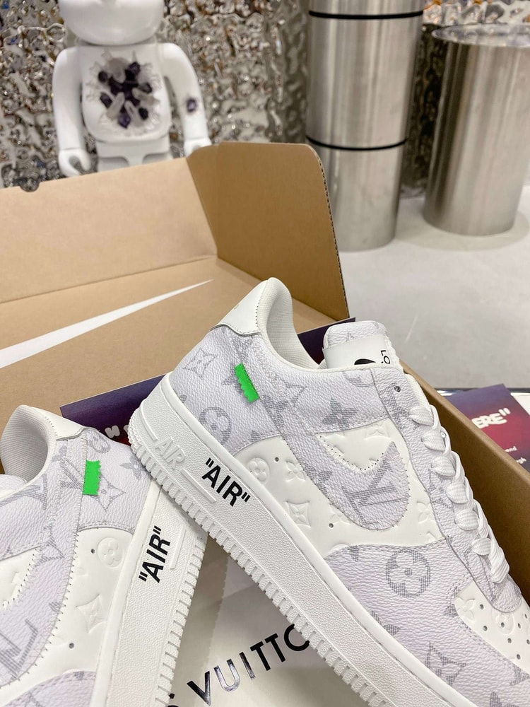 Nike x Louis Vuitton Air Force 1 Low White For Women