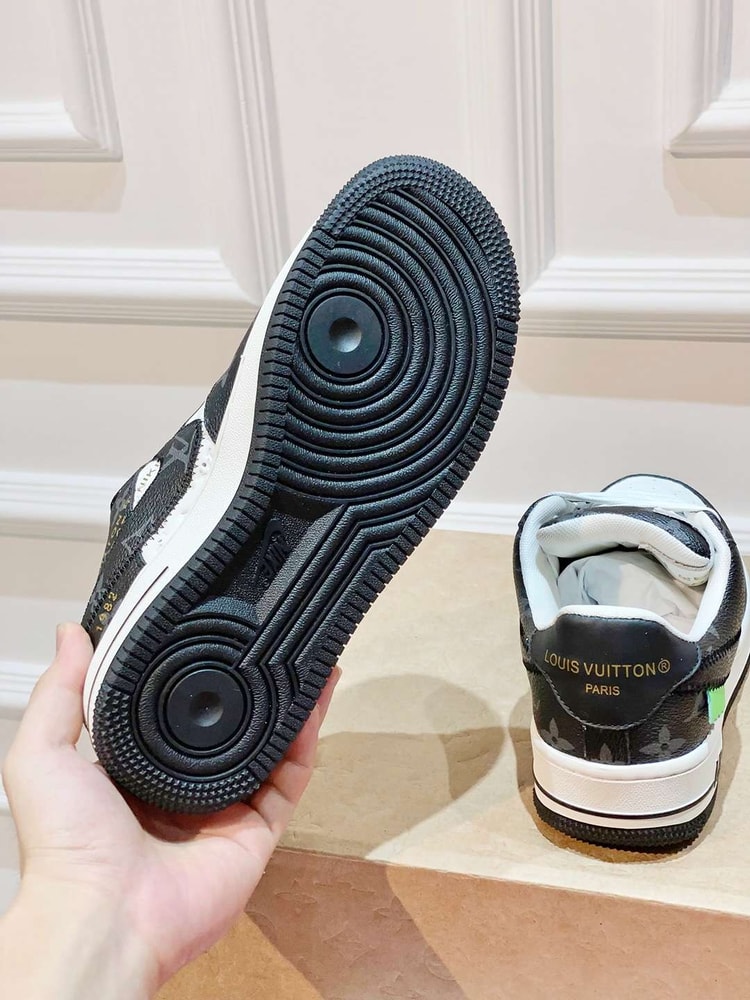 Nike x Louis Vuitton Air Force 1 Low Black For Women