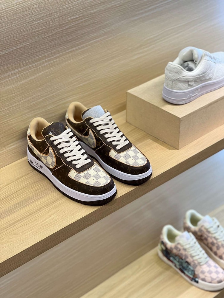 Nike x Louis Vuitton Air Force 1 Low Brown For Women