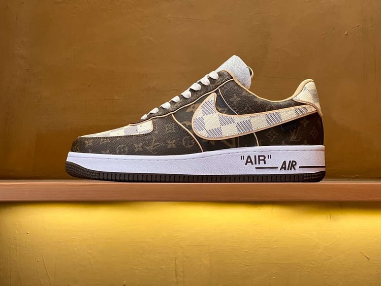 Nike x Louis Vuitton Air Force 1 Low Brown For Women