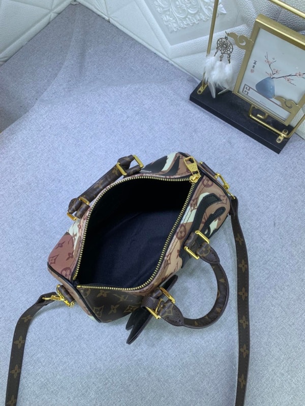 Louis Vuitton Keepall Bandoulière 25 Brown For Women 9.8in/25cm M46678