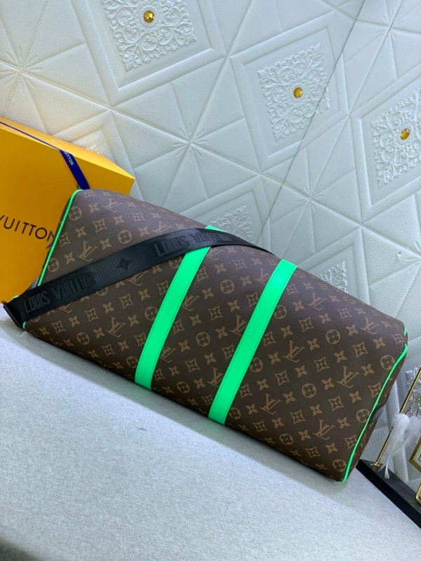 Louis Vuitton Keepall Bandouliere 50 Green For Women 19.7in/50cm M46259