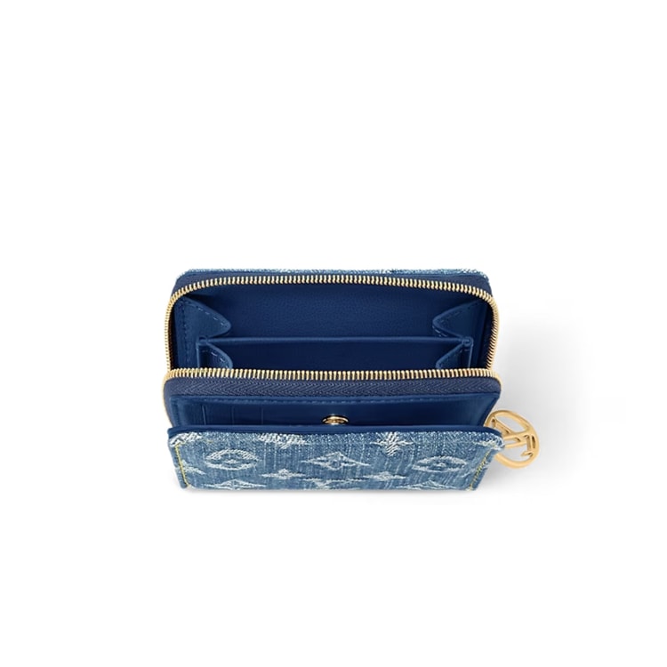Louis Vuitton Lou Wallet Blue For Women 4.5 Inches/ 11.5 Cm M83160