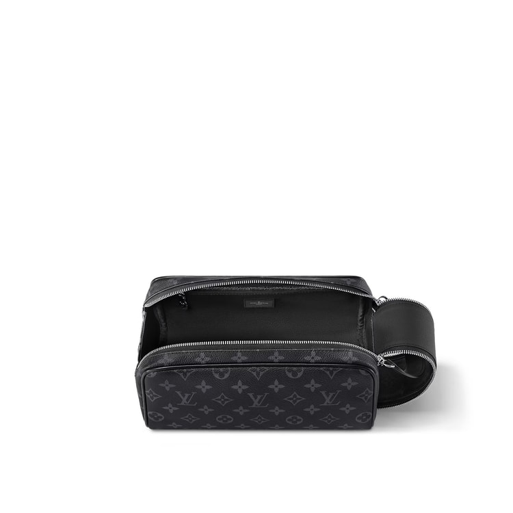 Louis Vuitton Toilet Dopp Kit Bag Black For Men 11in/28cm M46354