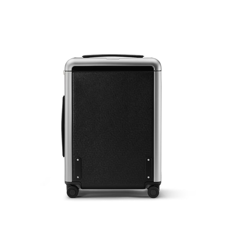 Louis Vuitton Horizon 55 Taiga Leather Suitcase Bag Black 21.7in/55cm M23260