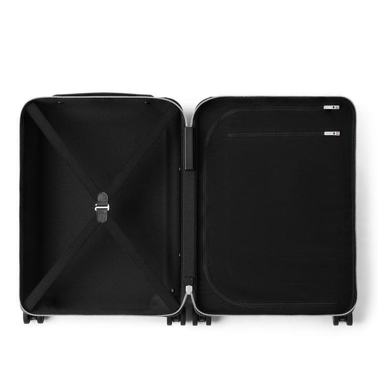 Louis Vuitton Horizon 55 Taiga Leather Suitcase Bag Black 21.7in/55cm M23260