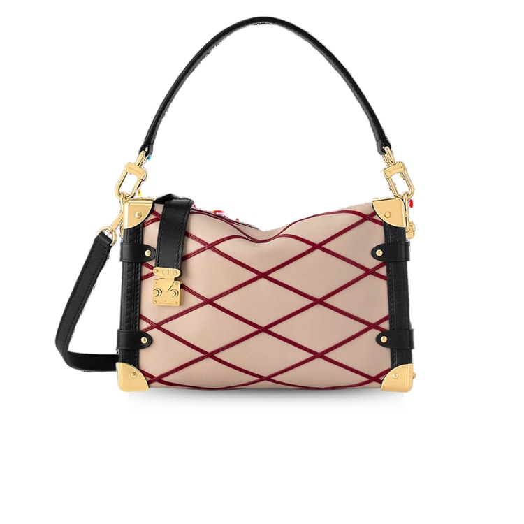 Louis Vuitton Side Trunk MM Beige For Women 8.3 Inches/ 22 Cm M24403