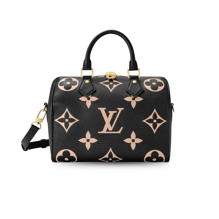 Louis Vuitton Speedy Bandoulière 25 Bag Black For Women 9.8in/25cm M58947