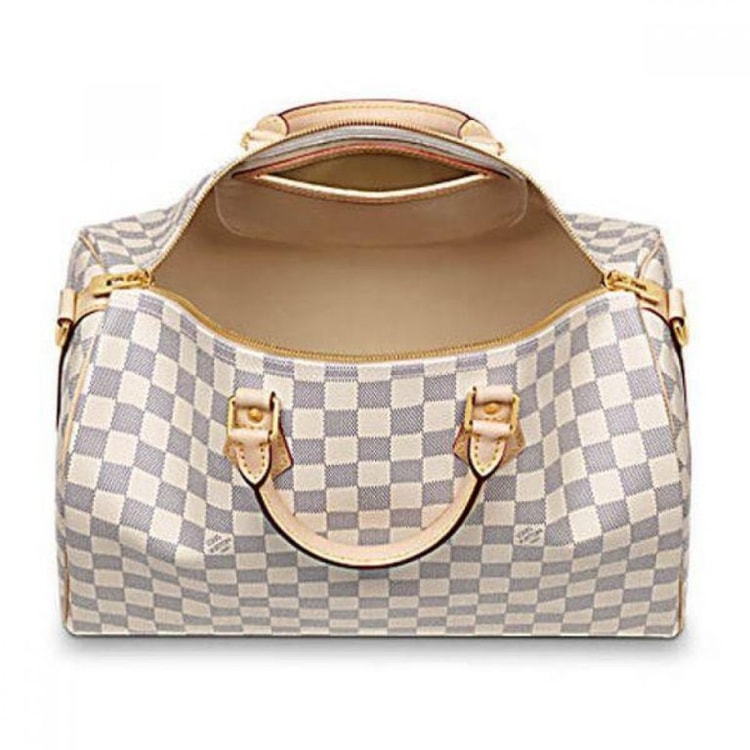 Louis Vuitton Speedy Bandouliere 35 White For Women 13.8in/35cm N41372