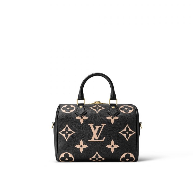 Louis Vuitton Speedy Bandoulière 25 Bag Black For Women 9.8in/25cm M58947