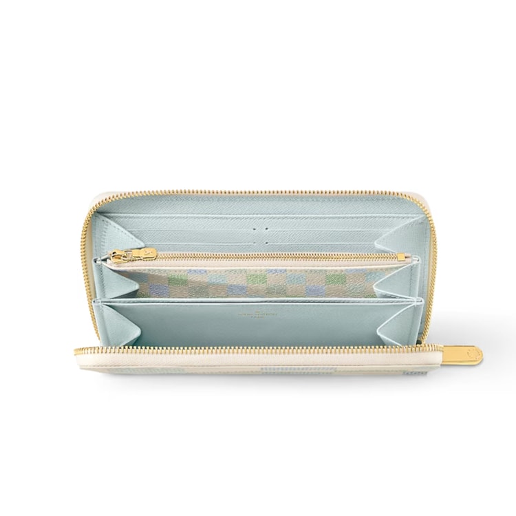 Louis Vuitton Zippy Wallet Green For Women 7.7 Inches/ 19.5 Cm N40748