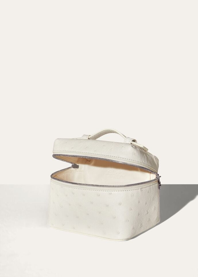 [True-to-ORIGINAL]Loro Piana Extra Pocket L11.5 Bag Whisper White For Women 4.5in/11.5cm FAM2272 1615