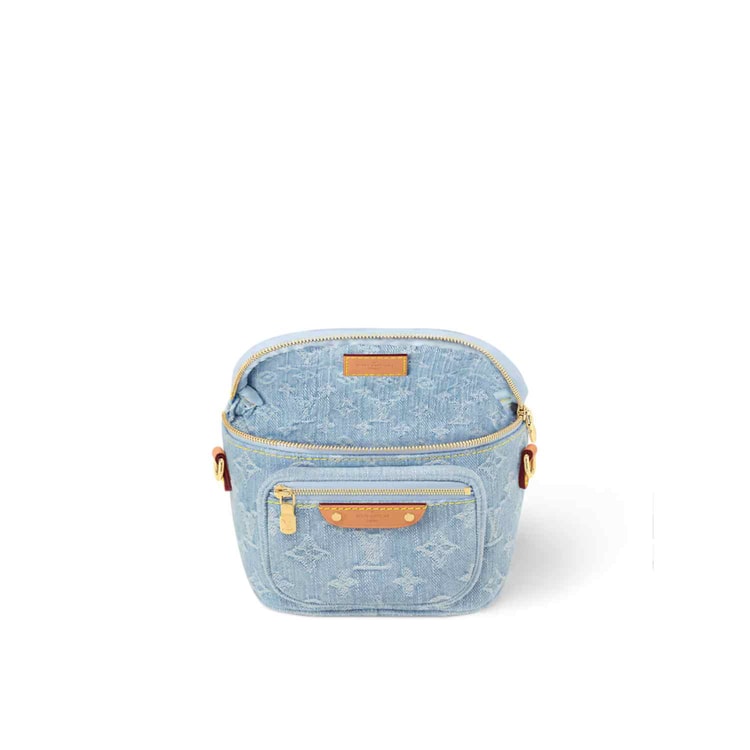 Louis Vuitton Mini Bumbag Sky Blue Denim For Women 6.7in/17cm M83353