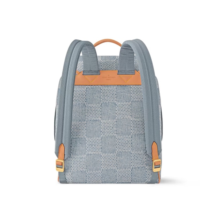 Louis Vuitton Montsouris Backpack Denim For Men 32cm/12in N40708