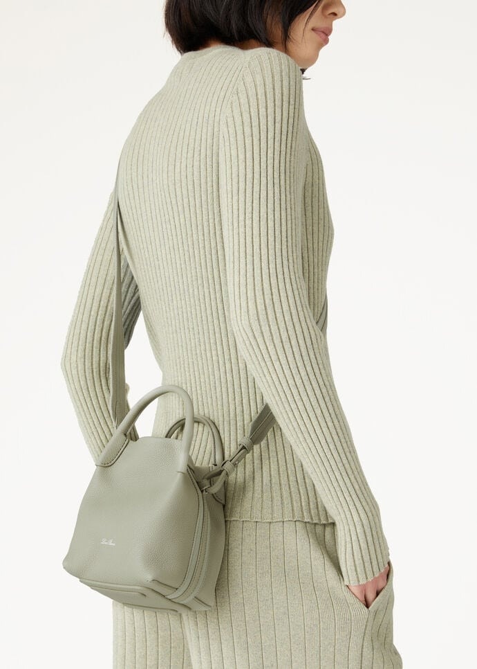 [True-to-ORIGINAL]Loro Piana Micro Bale Bag Light Wasabi For Women 5.2 in/ 13 cm FAN4647 50YB