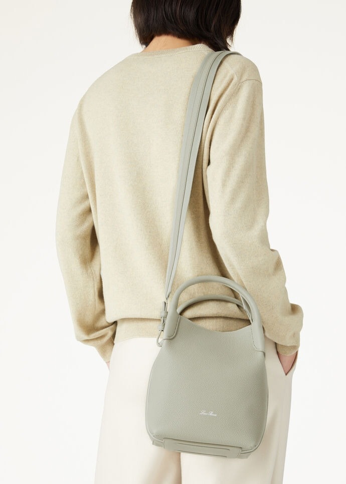 [True-to-ORIGINAL]Loro Piana Small Bale Bag Light Wasabi For Women 6.7 in/ 17 cm FAN8964 50YB